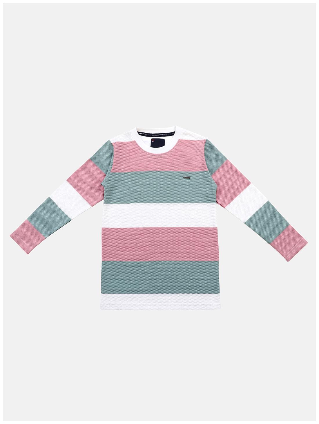 

Li l Tomatoes Boy Cotton Striped T-shirt - Multi