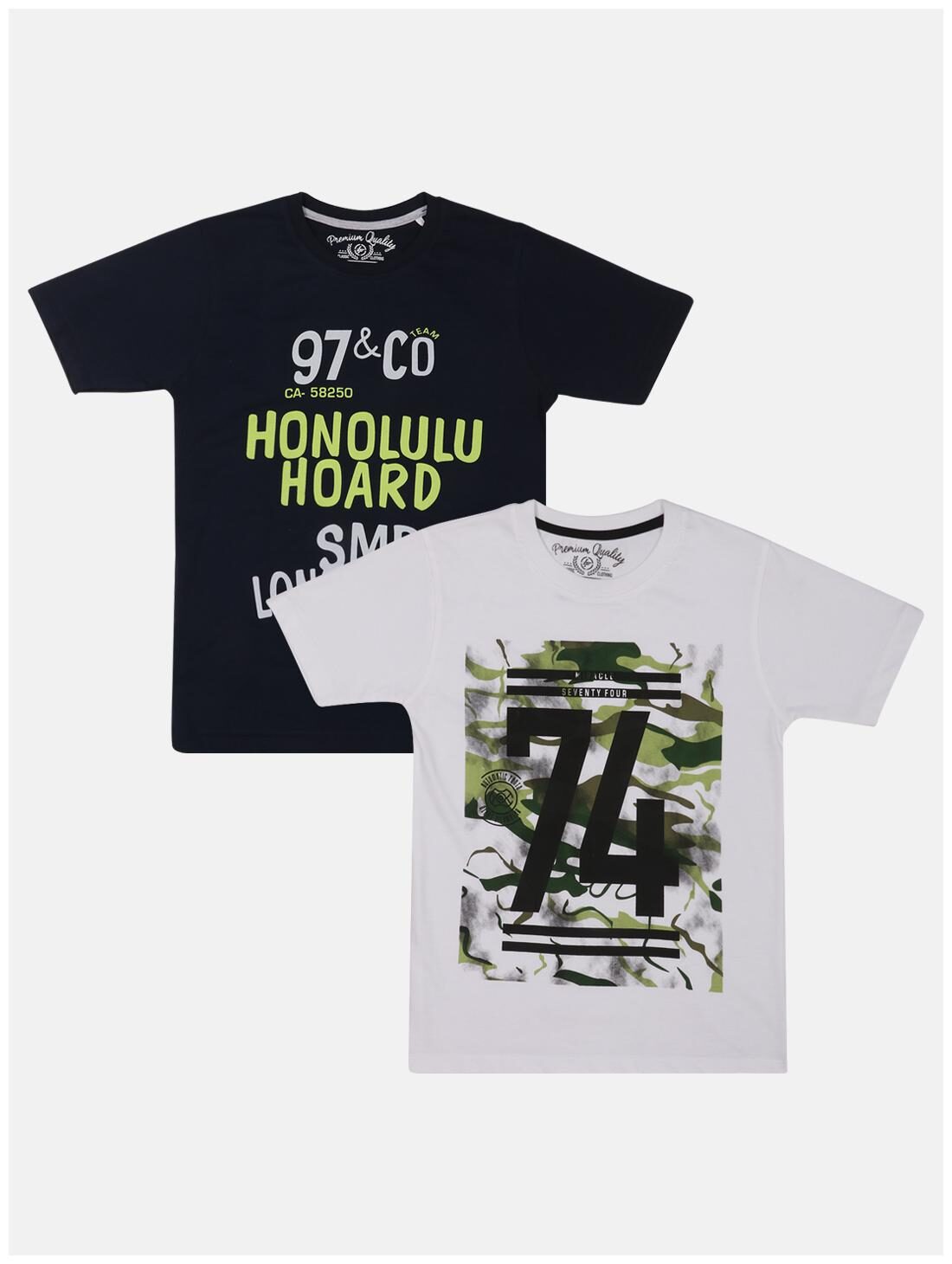 

Li l Tomatoes Boy Cotton Printed T-shirt - White