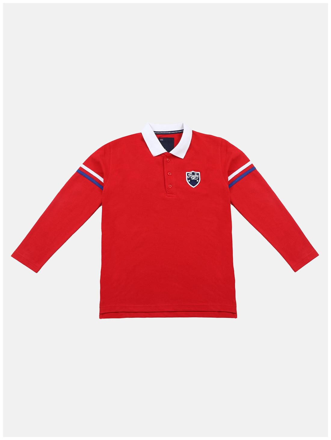 

Li l Tomatoes Cotton Solid T shirt for Baby Boy - Red
