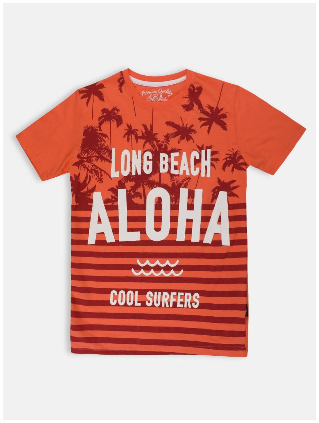 

Li l Tomatoes Boy Cotton Printed T-shirt - Orange
