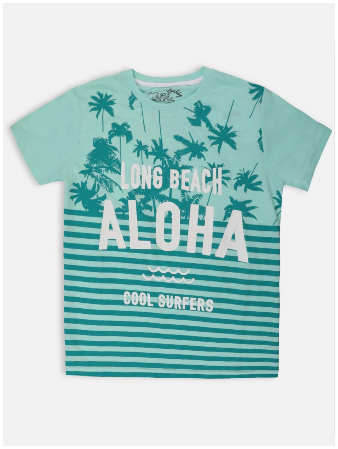 

Li l Tomatoes Boy Cotton Printed T-shirt - Green
