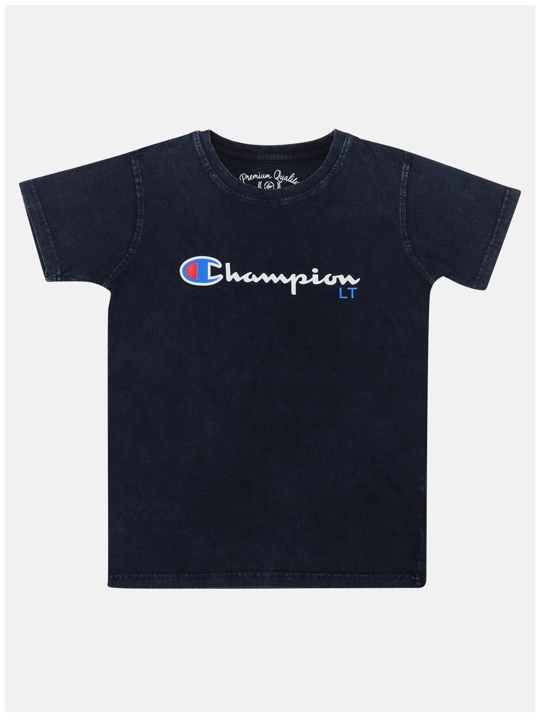 

Li l Tomatoes Boy Cotton Printed T-shirt - Blue