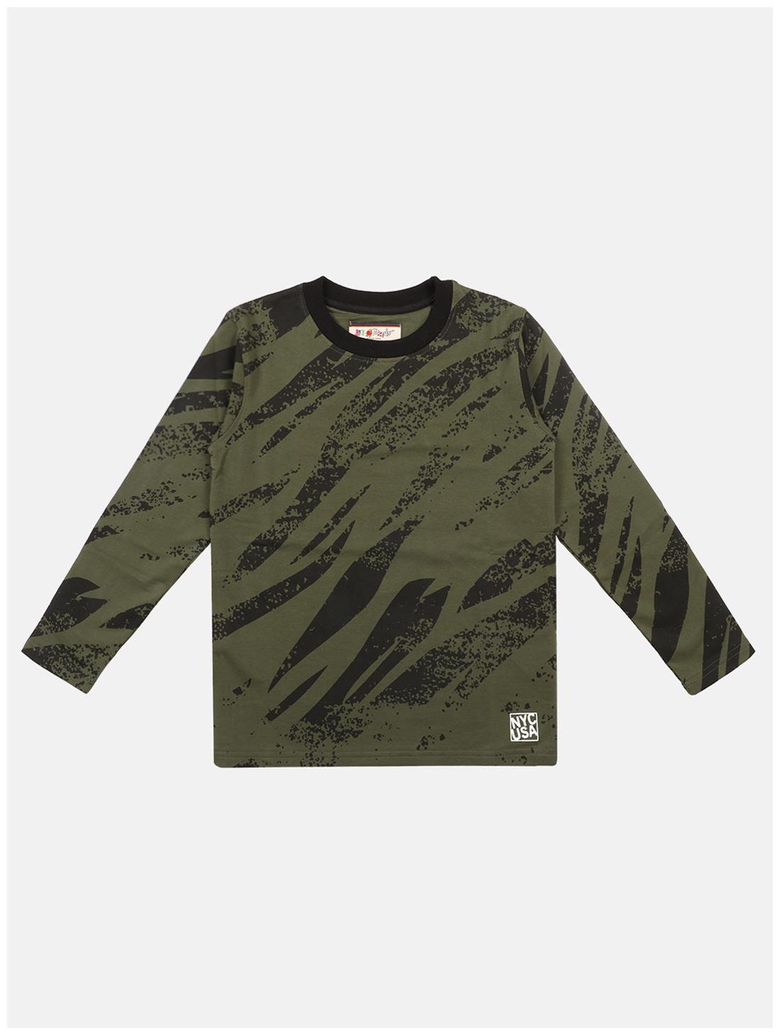 

Li l Tomatoes Boy Cotton Printed T-shirt - Green