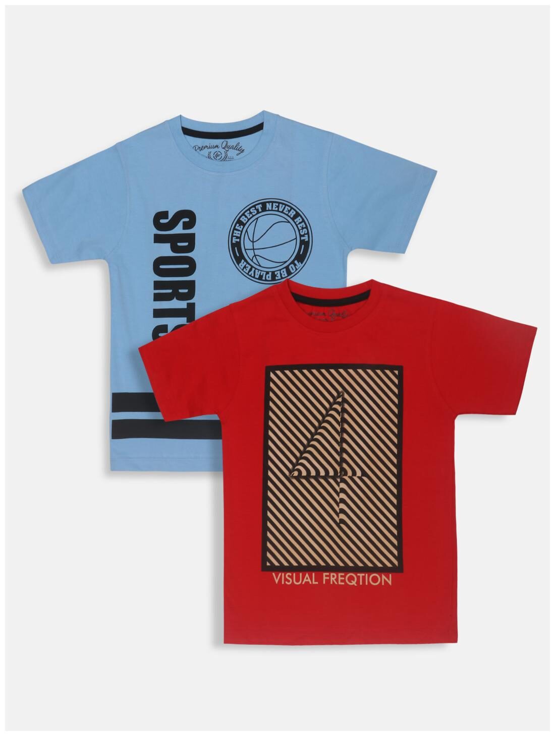 

Li l Tomatoes Boy Cotton Printed T-shirt - Blue