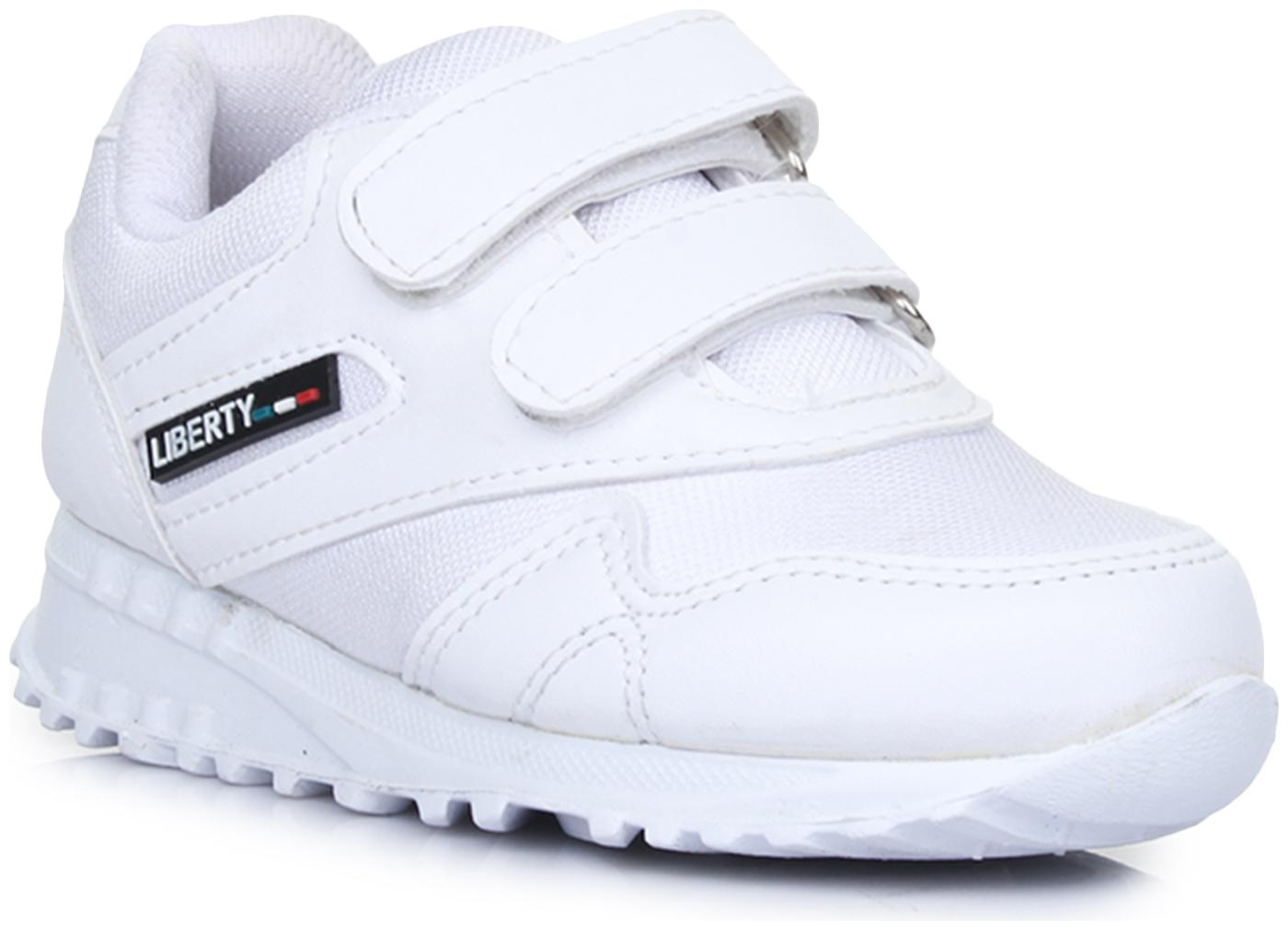 

Liberty White Boys School Shoes