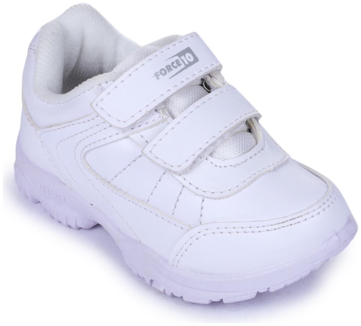 

Liberty White Boys School Shoes