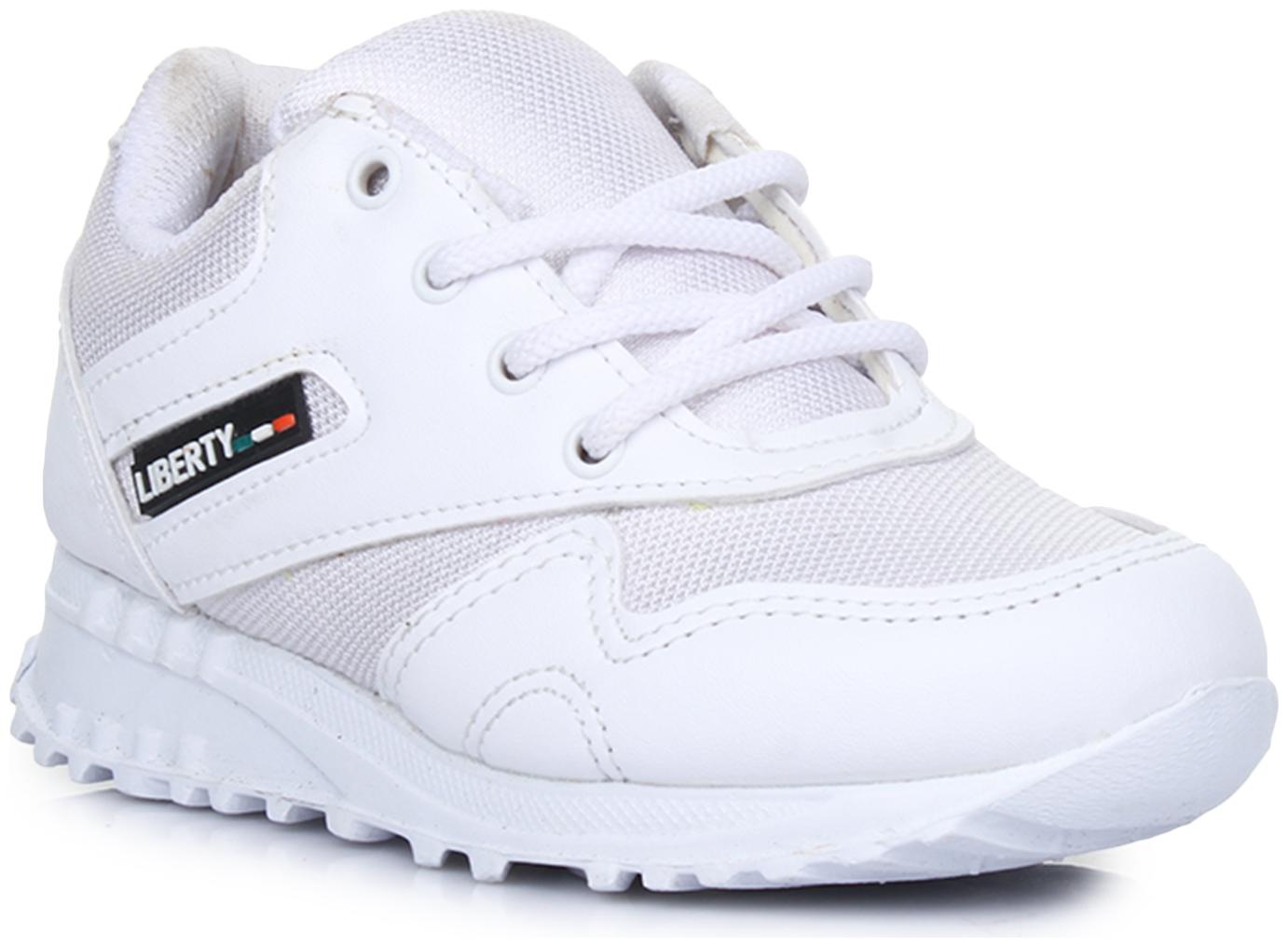 

Liberty White Boys School Shoes
