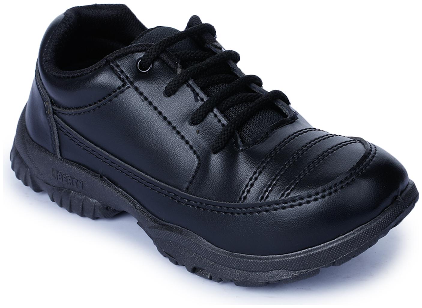 

Liberty Black Boys School Shoes