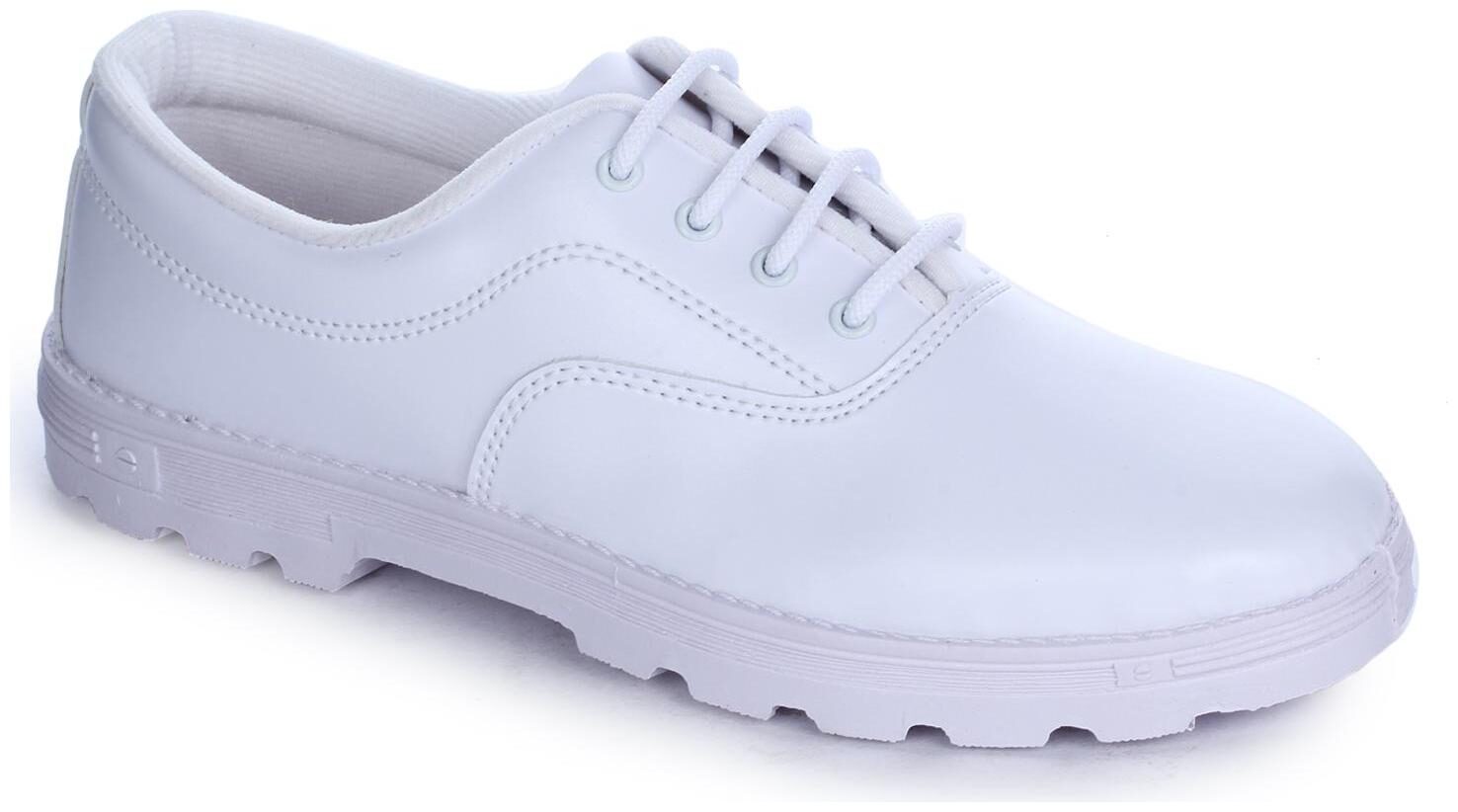 

Liberty White Boys School Shoes