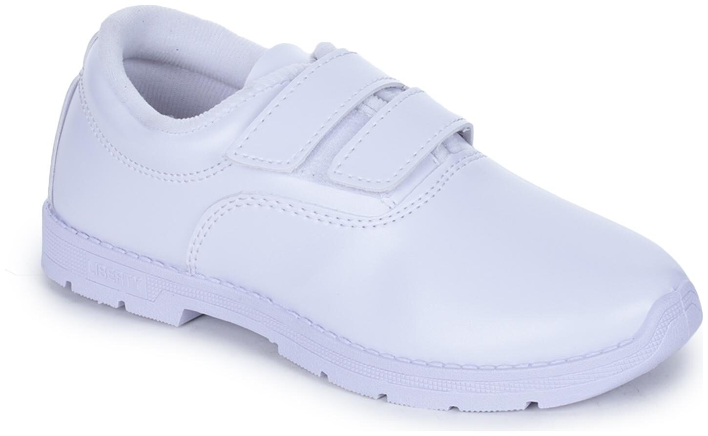 

Liberty White Boys School Shoes