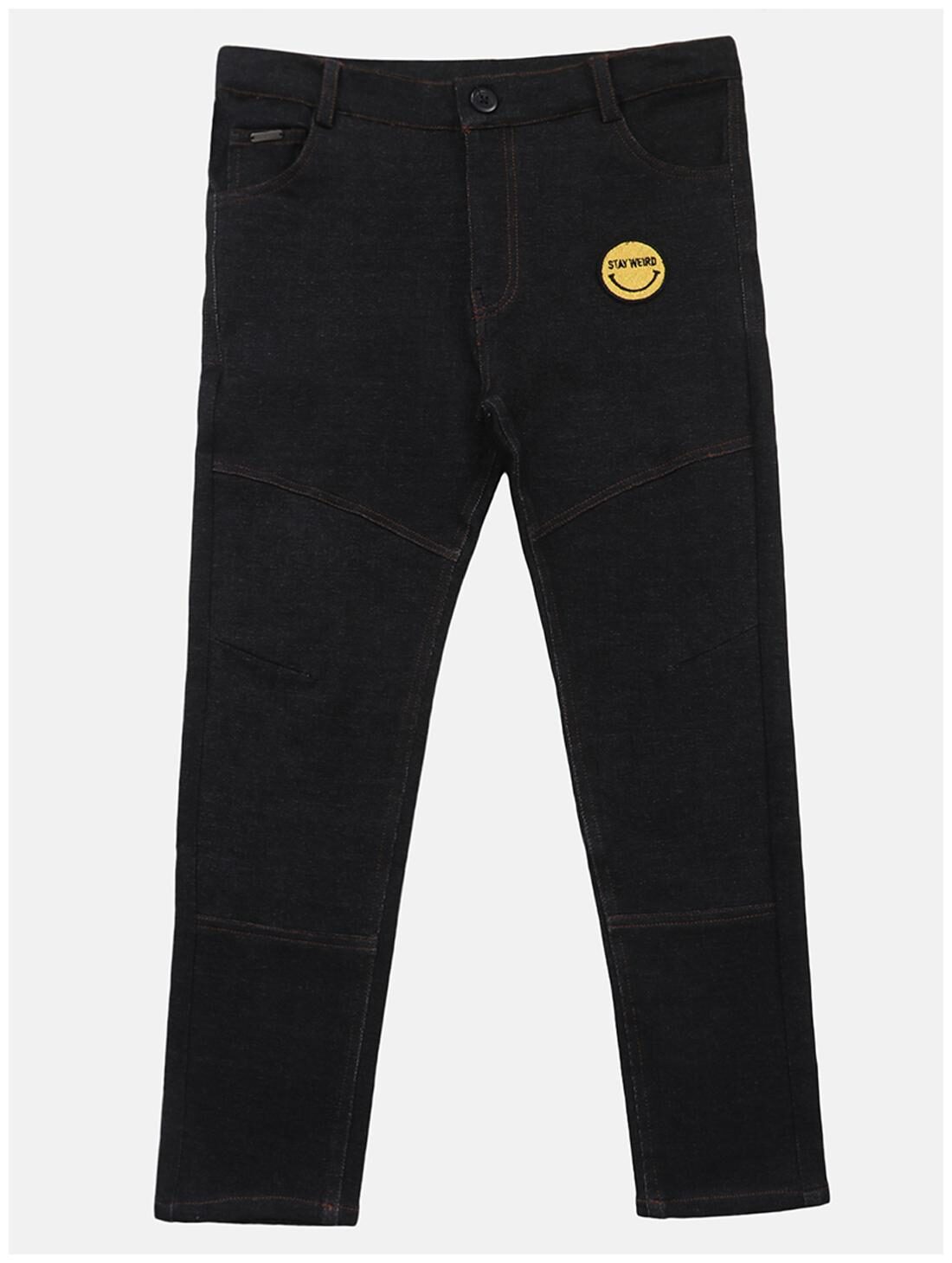 

Li l Tomatoes Baby boy Cotton Solid Trousers - Black