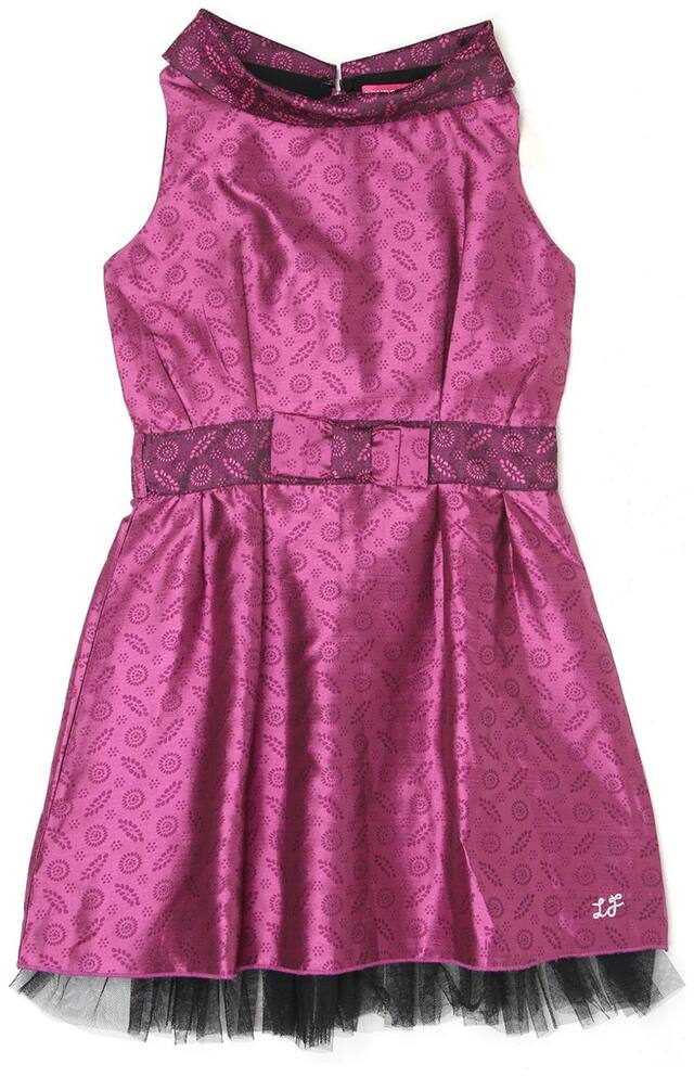 London Fog Girls Printed Casual Dress