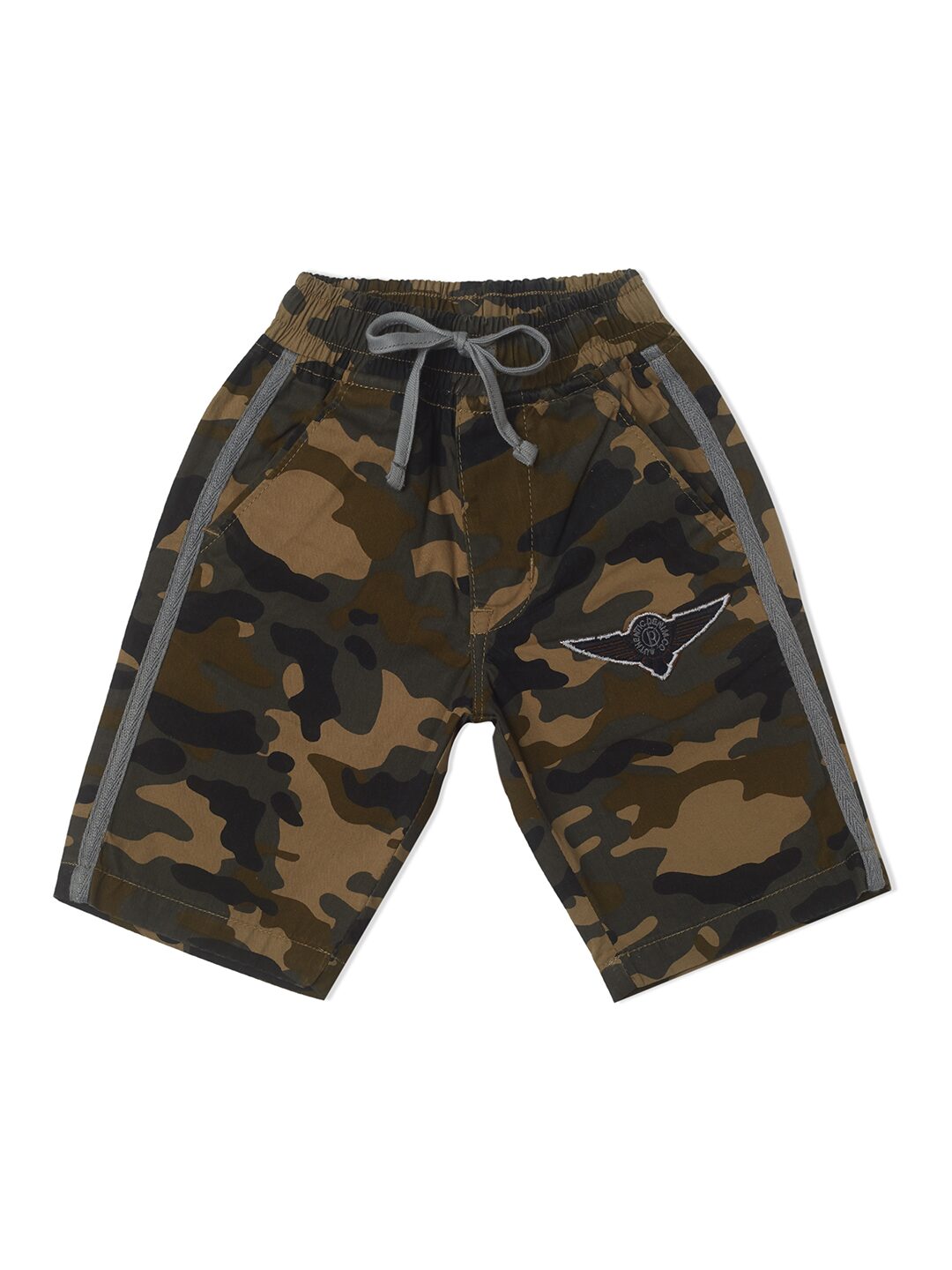 

LUCKY Blue Cotton Camouflage Multi Color Shorts For Boy