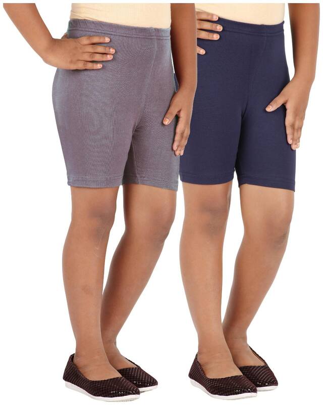 Lula Girls Spandex Shorts -pack Of 2 (cb01020216230613)