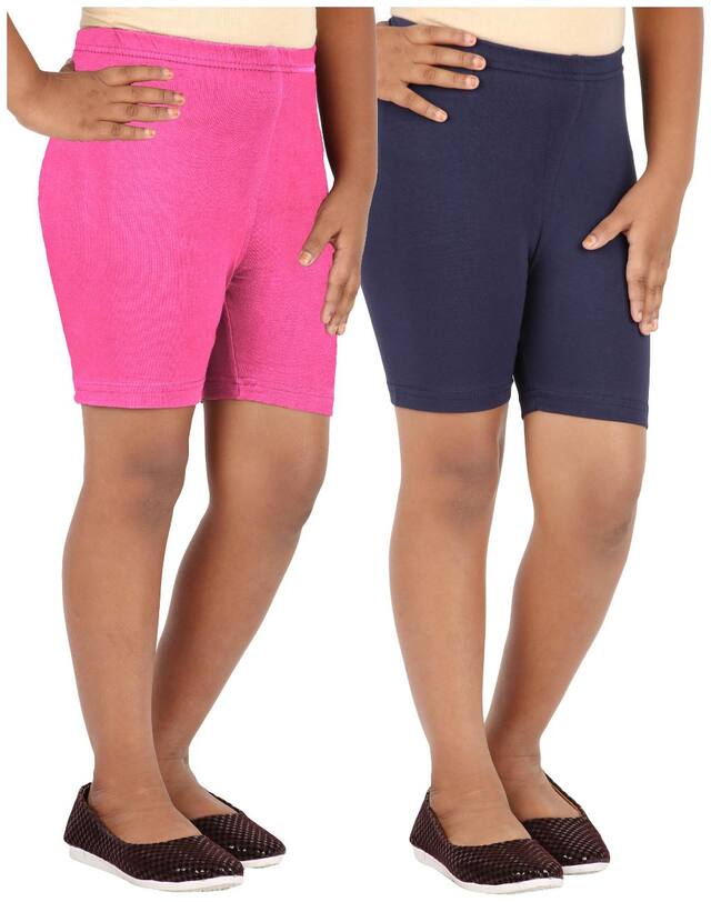 Lula Girls Spandex Shorts -pack Of 2 (cb01020216232613)