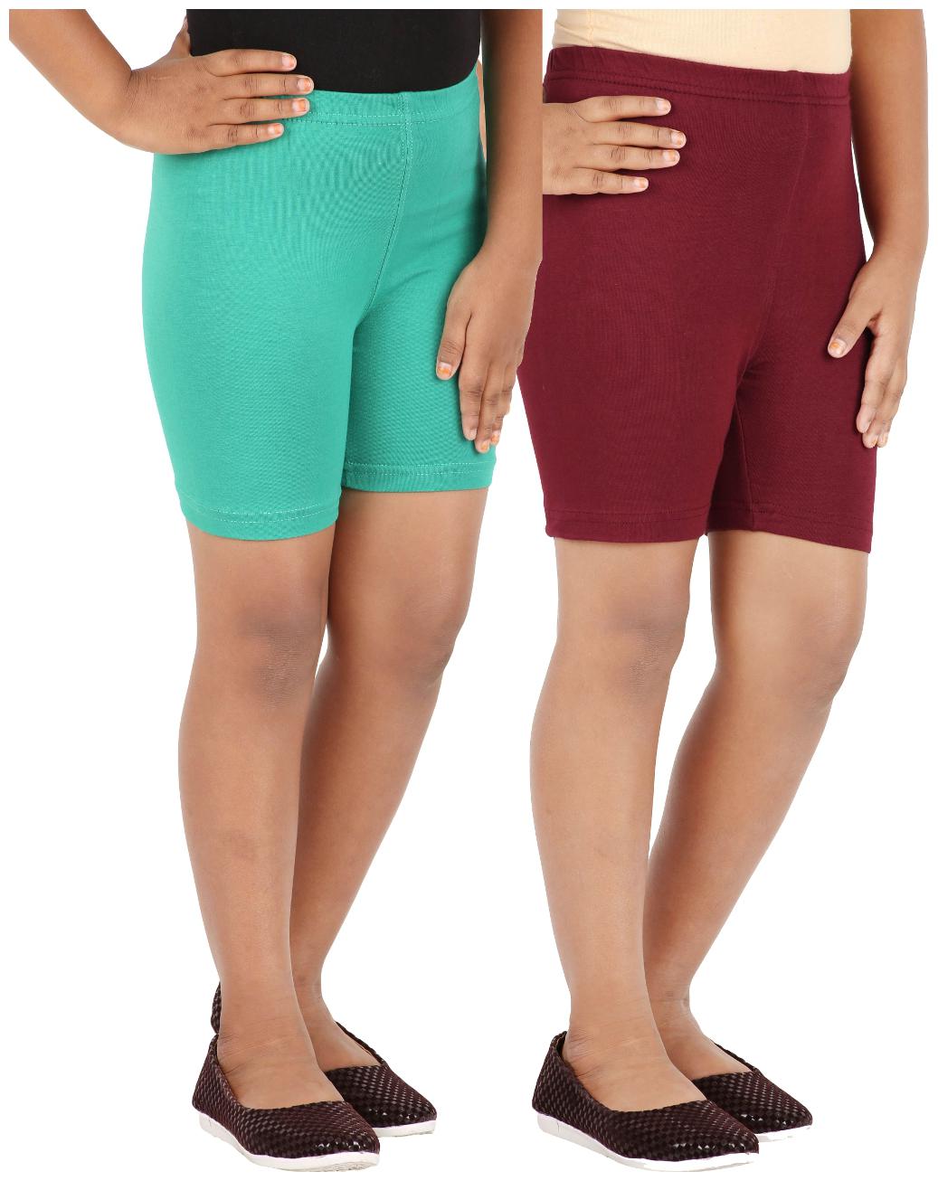 

Lula Girl Blended Solid Regular shorts - Multi