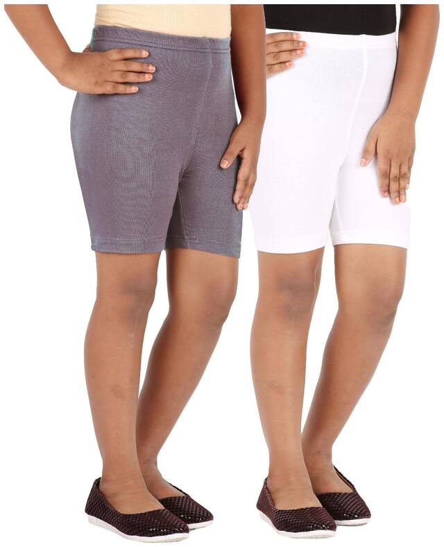 Lula Girl Blended Solid Regular shorts - Red