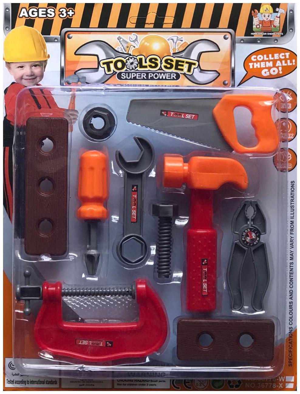 Buy Mahvi Toys Tool Set Toys for Kids, Pretend PlaySet, Carpenter