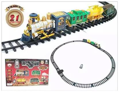 Malhotra Toys Battery Operated Choochoo Classical Train Track Set