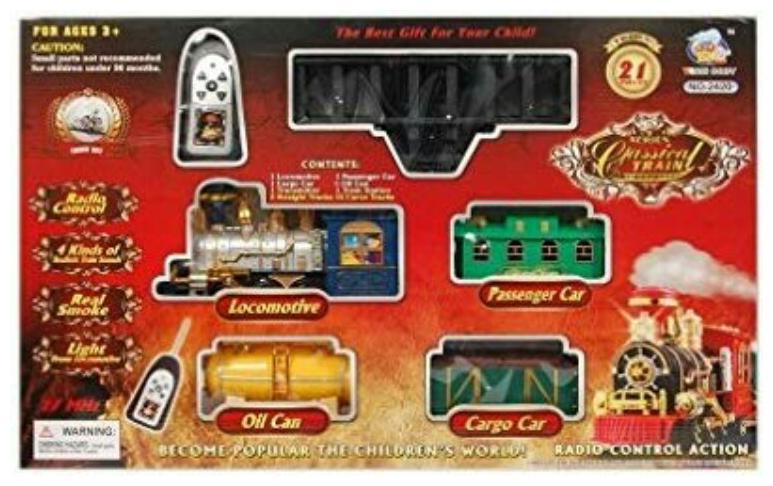 

Malhotra Toys Battery Operated Choochoo Classical Train Track Set