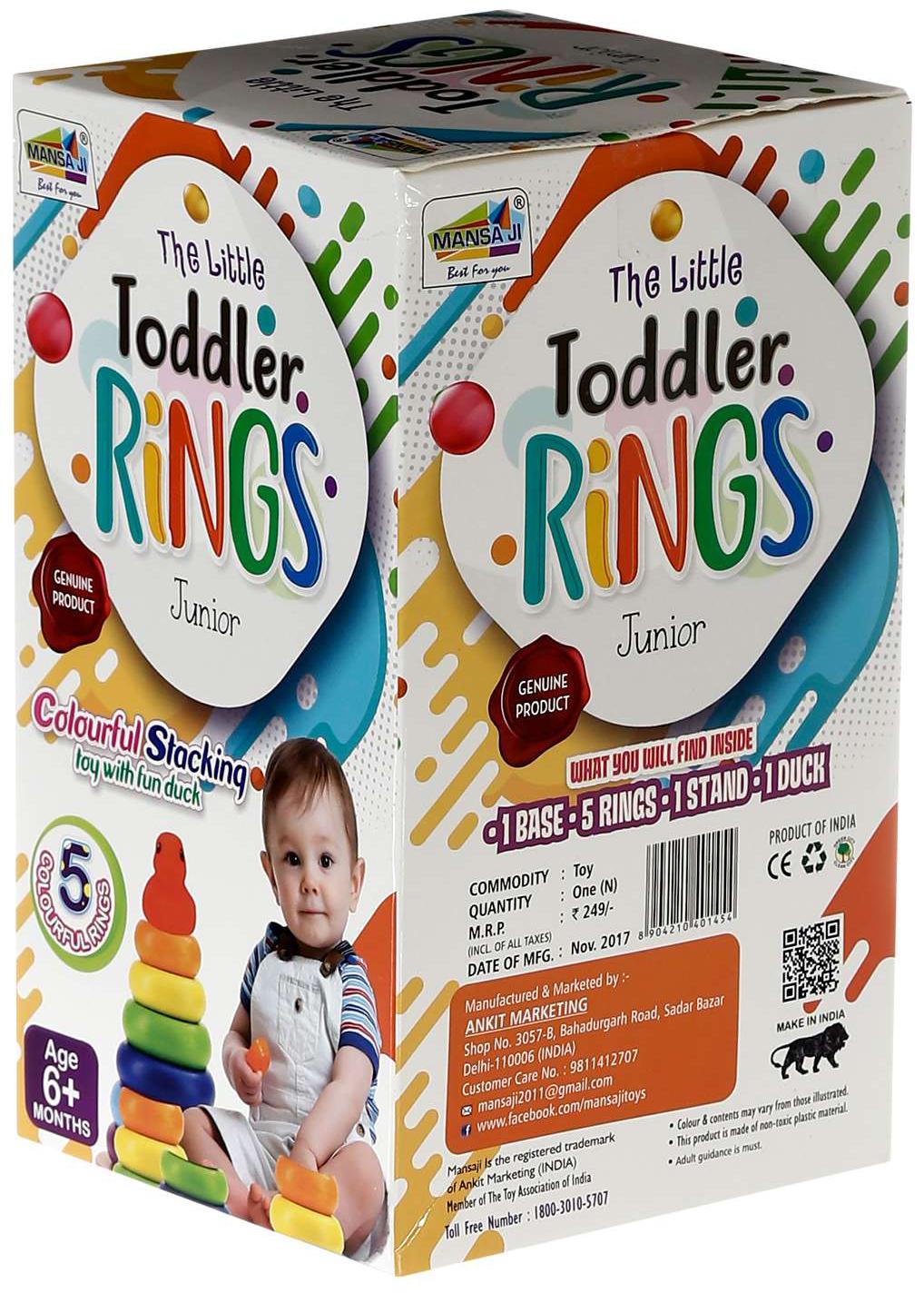 

Mansa Ji s Colorful 5 Rings Set for Toddlers