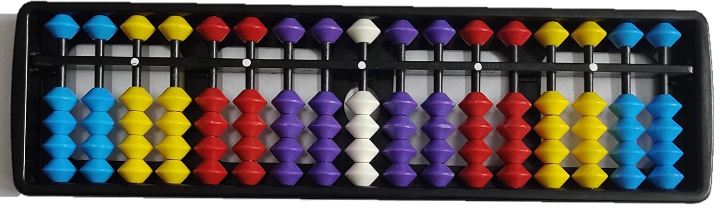 

Marketwala Solid Plastic Frame 17 Rod Professional Abacus Tool Plastic (Multicolor)