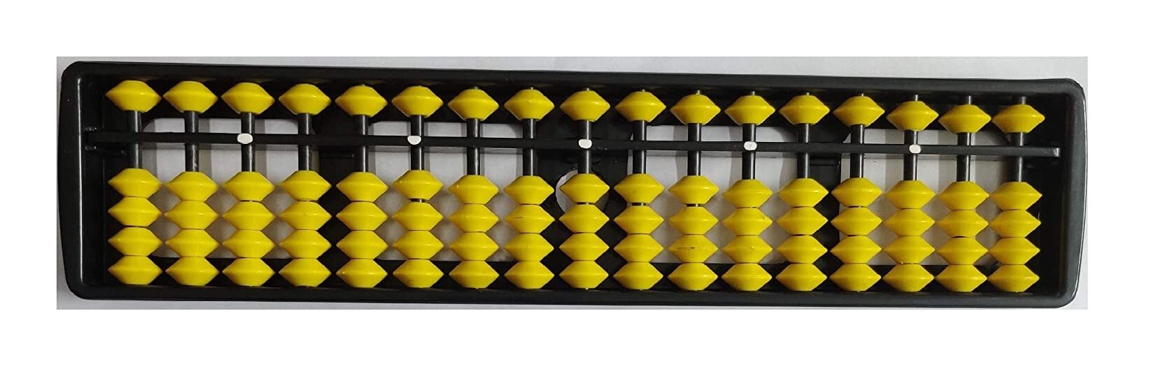 

Marketwala Solid Plastic Frame 17 Rod Professional Abacus Tool Plastic (Yellow)