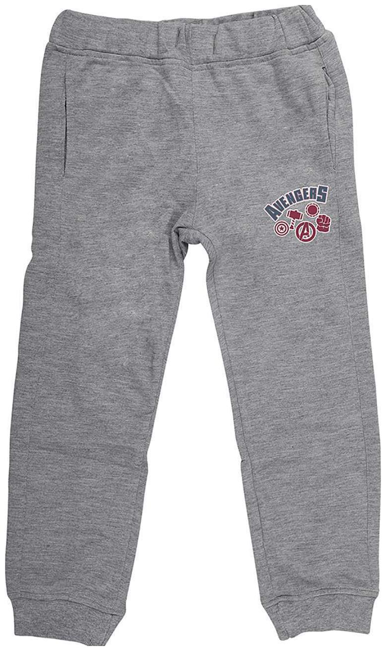 

MARVEL AVENGERS Baby boy Cotton Solid Trousers - Grey
