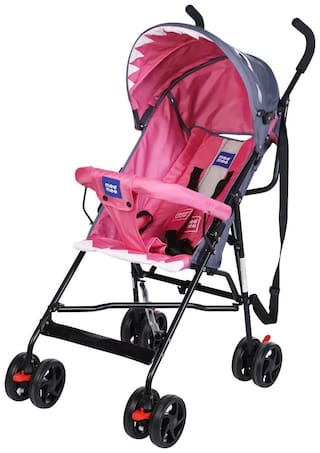 Mee Mee Stylish Light Weight Baby Stroller (Pink)