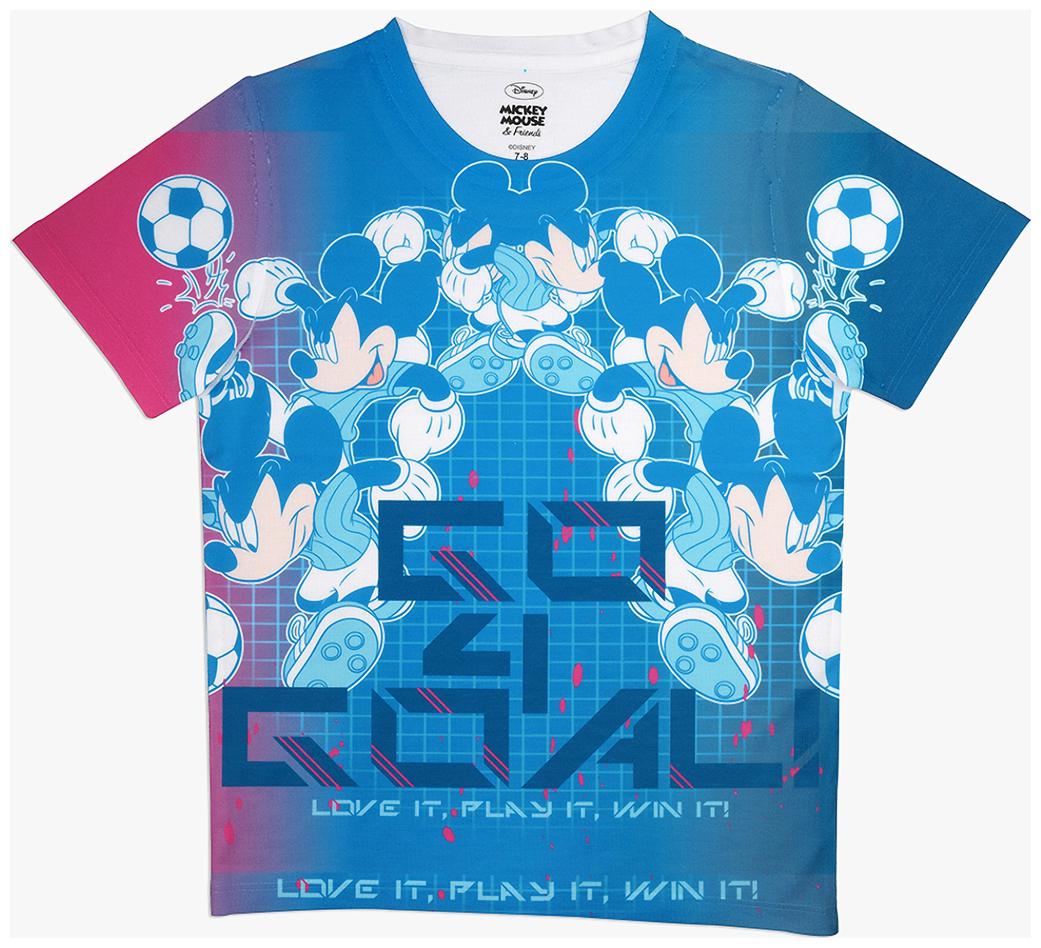 

Mickey Mouse Boy Polyester Printed T-shirt - Multi