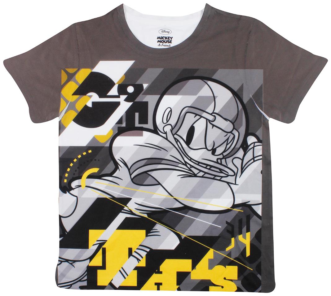 

Mickey Friends Boy Polyester Solid T-shirt - Grey
