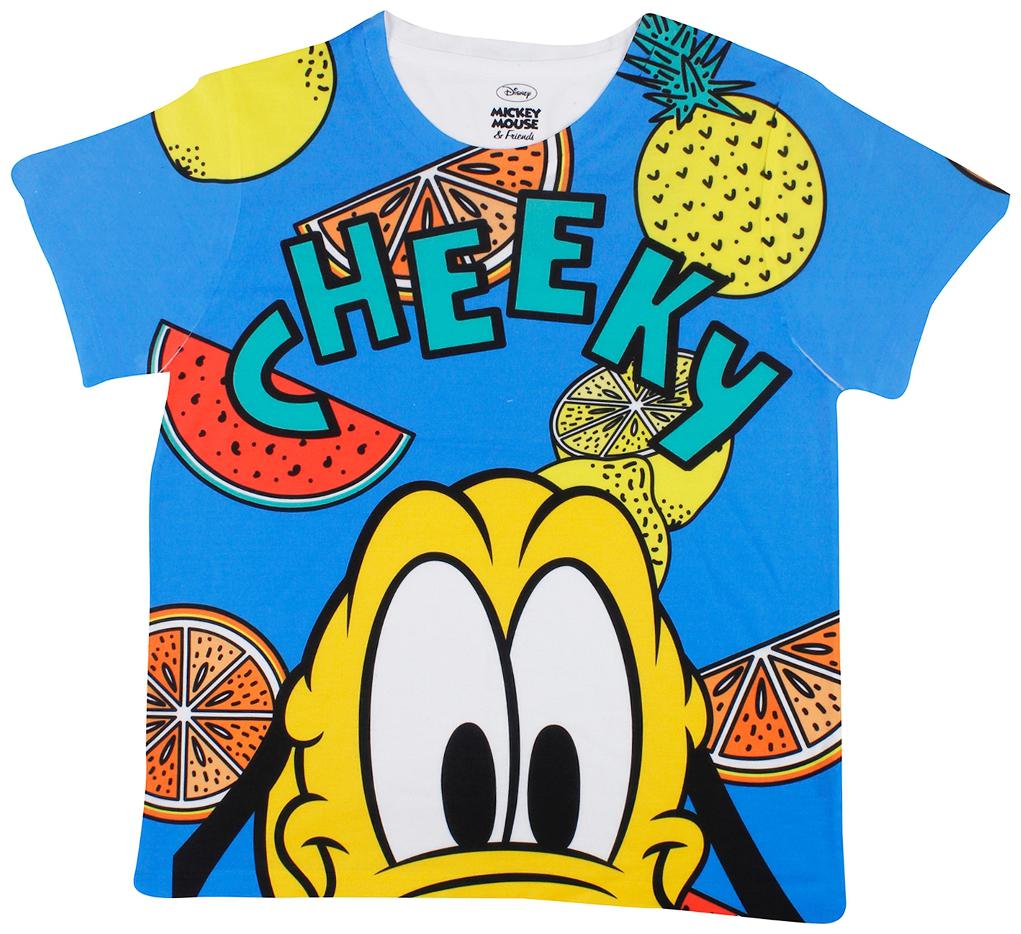 

Mickey Friends Boy Polyester Solid T-shirt - Blue
