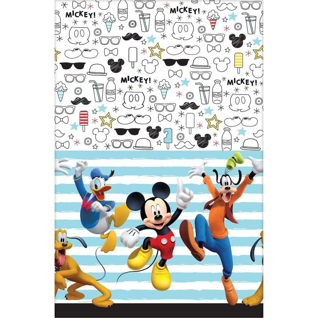 

Mickey Mouse On The Go Plastic Table Cover Birthday Party Supplies 1 Ct