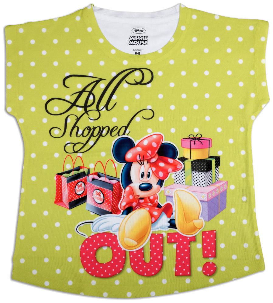 

Minnie Girl Polyester Printed Top - Green
