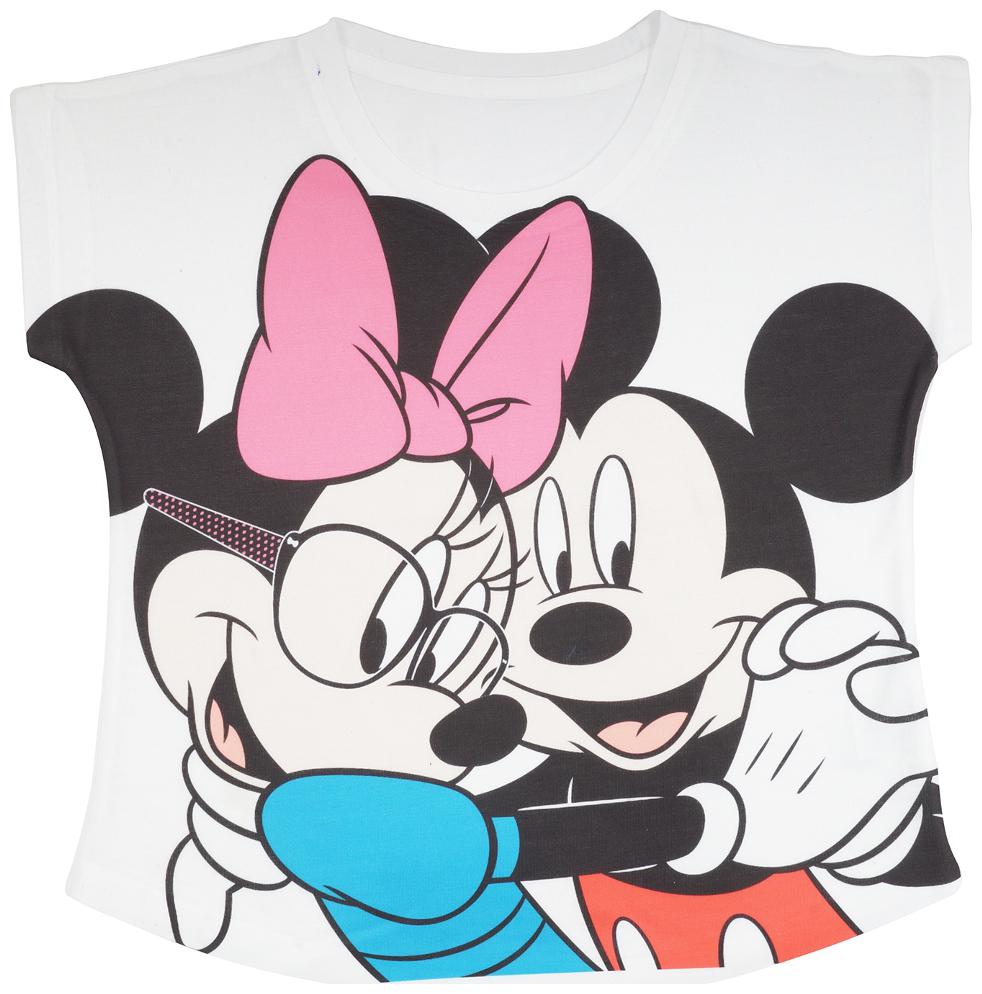

Minnie Girl Polyester Solid Top - White