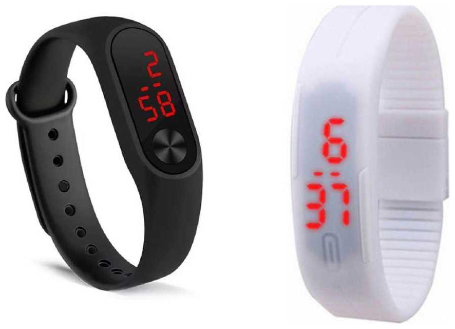 

Miss Perfect unisex led rubber digital watch