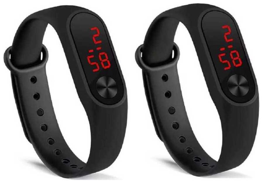 

Miss Perfect unisex led rubber digital watch
