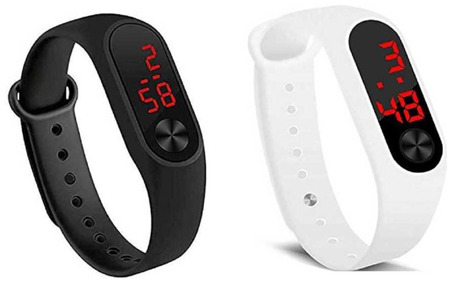 

Miss Perfect unisex led rubber digital watch