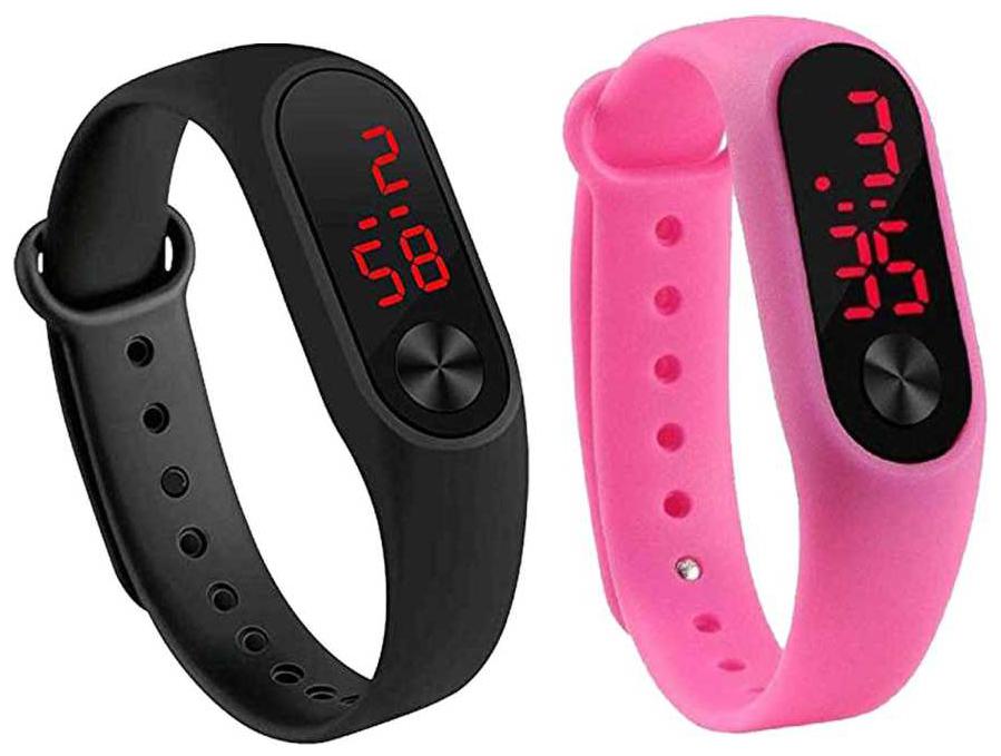 

Miss Perfect unisex led rubber digital watch