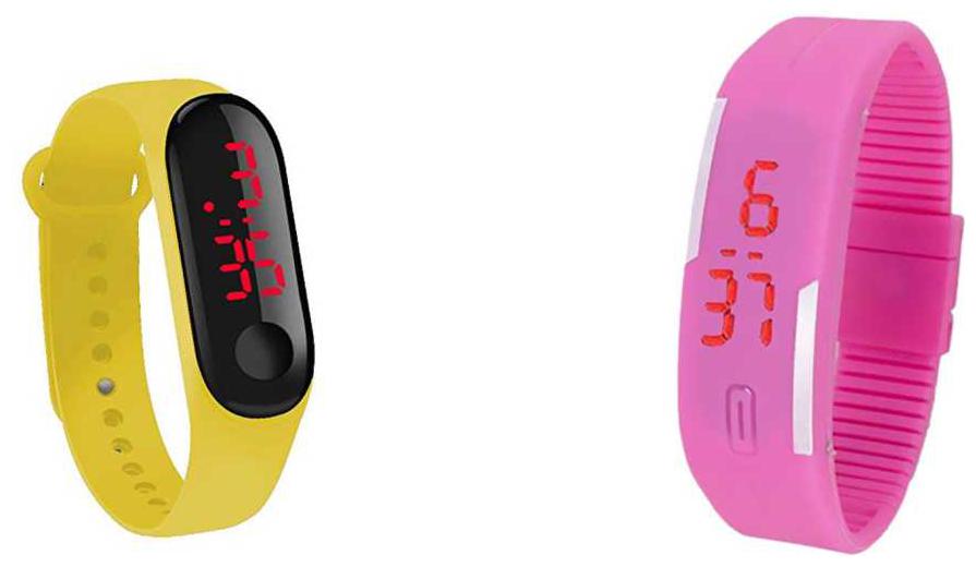 

Miss Perfect unisex led rubber digital watch