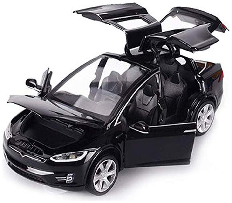 

Model X Die-Cast 4 Wheel Drive Metal Car Pull Back with 6 Openable Doors Engine Cover Tail with Front and Rear Light Music