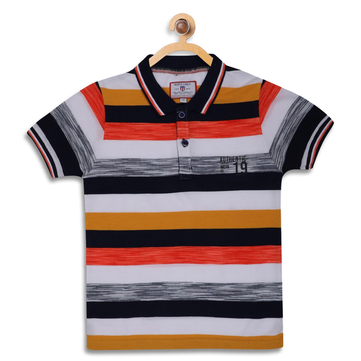 

Monte Carlo Boy Cotton blend Striped T-shirt - Multi