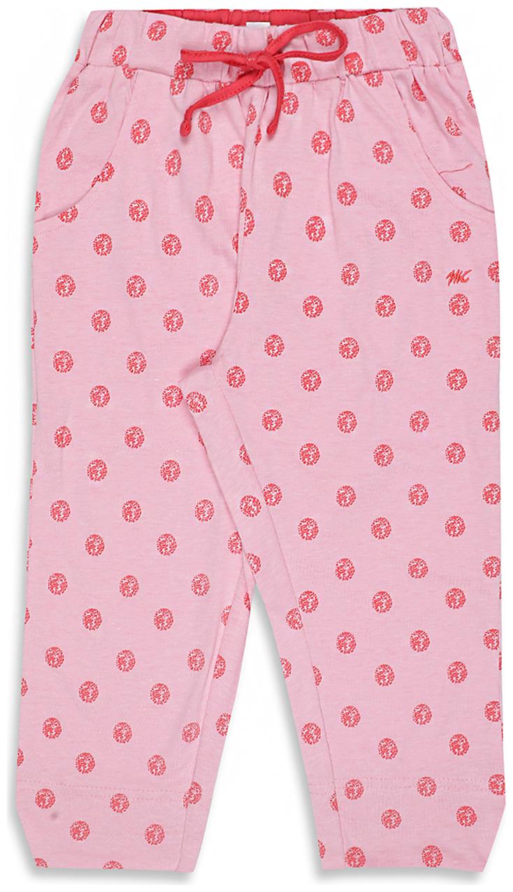 

Monte Carlo Girl Cotton Printed Capri - Pink