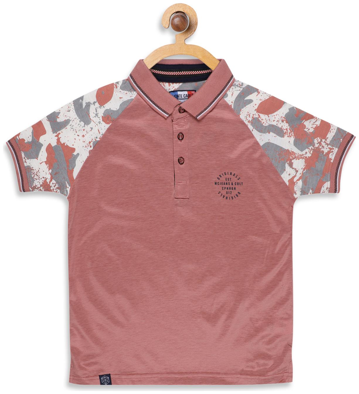 

Monte Carlo Boy Cotton Solid T-shirt - Multi