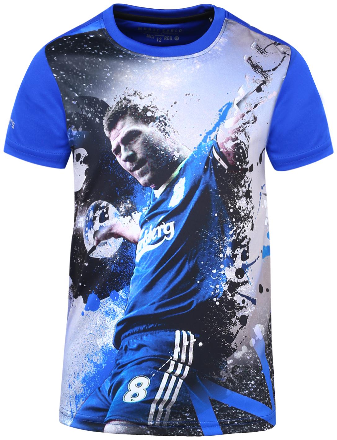 

Monte Carlo Boy Polyester Printed T-shirt - Blue