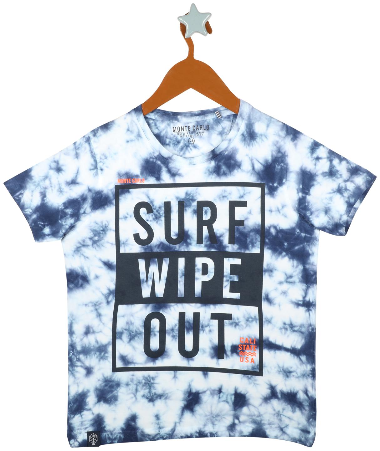 

Monte Carlo Boy Cotton Printed T-shirt - Blue