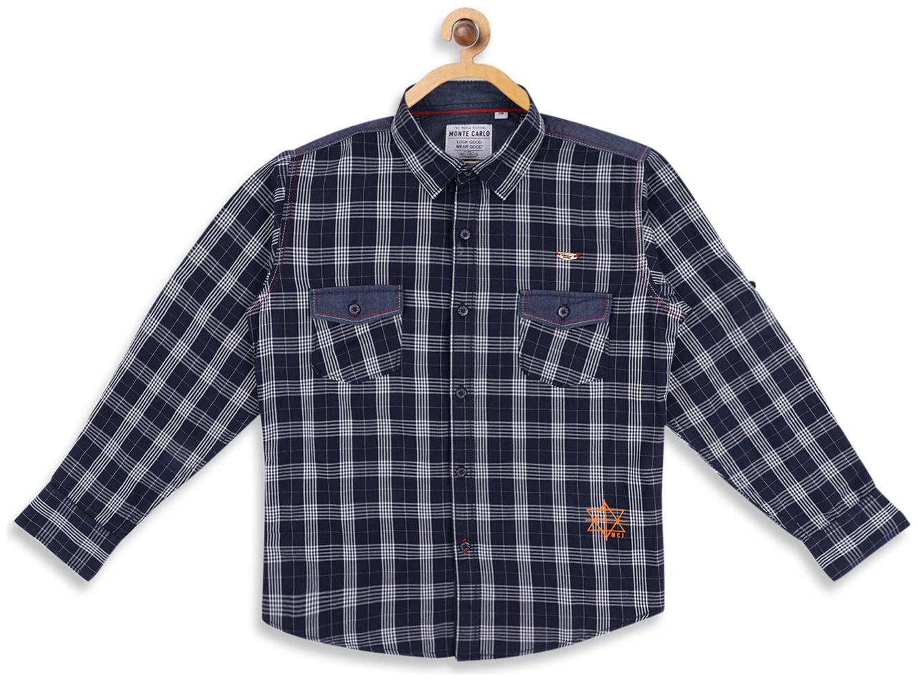 

Monte Carlo Boy Cotton Printed Shirt Black