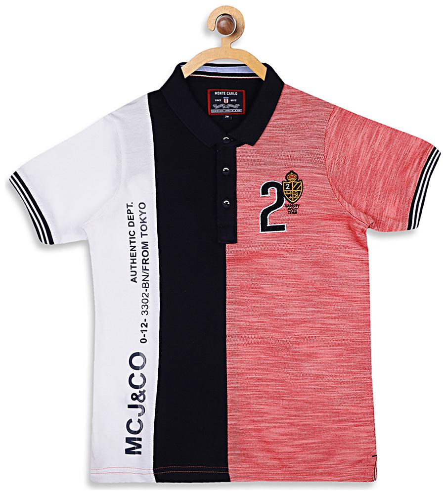 

Monte Carlo Boy Cotton blend Striped T-shirt - White