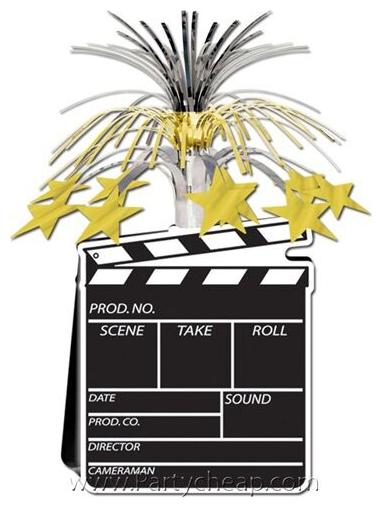 

Movie Set Clapboard Centerpiece