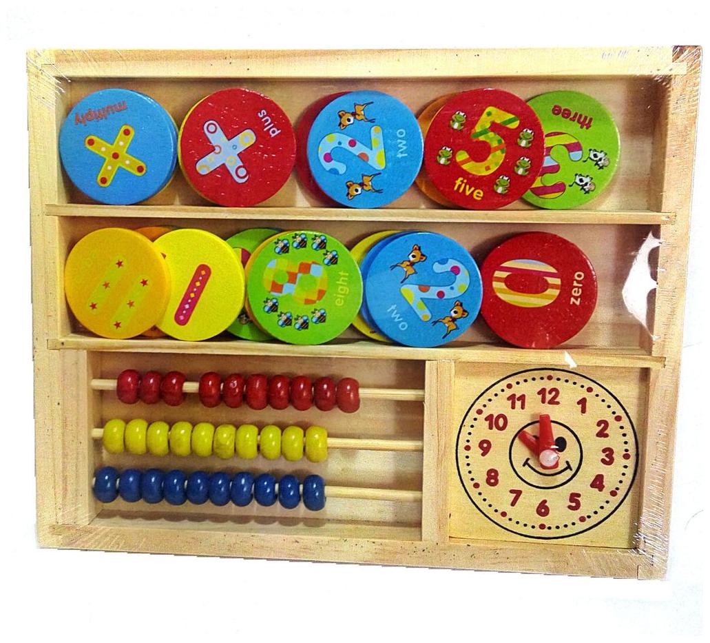 Buy Shanaya Multifunctional Wooden Wafer Learning Box for kids